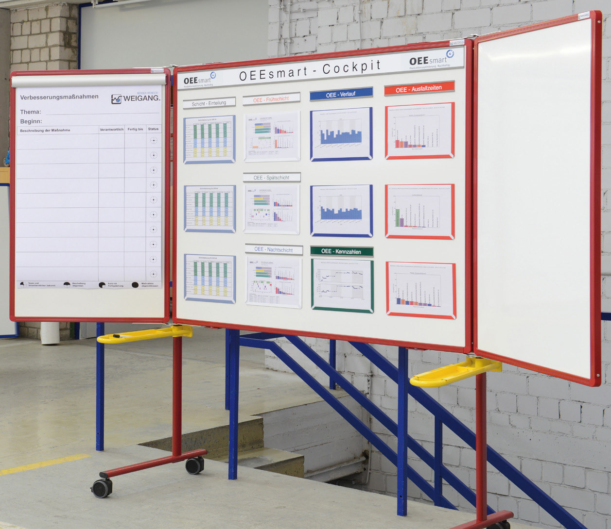 Whiteboard klappbar "Basis"